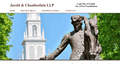 Desktop Screenshot of jacobichamberlain.com